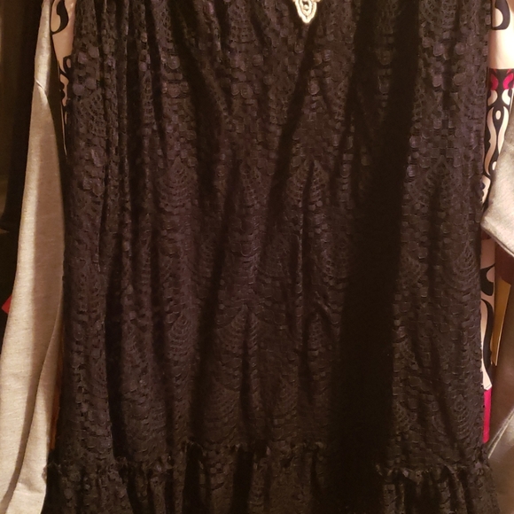 lace long top crochet top style and company xl - Picture 2 of 8